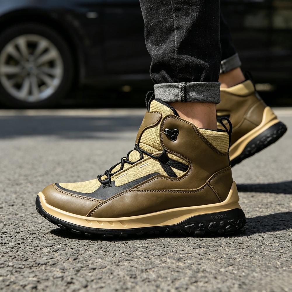 Outdoor Sport Brand Shoes - Zapatos de Cuero de Caña Alta