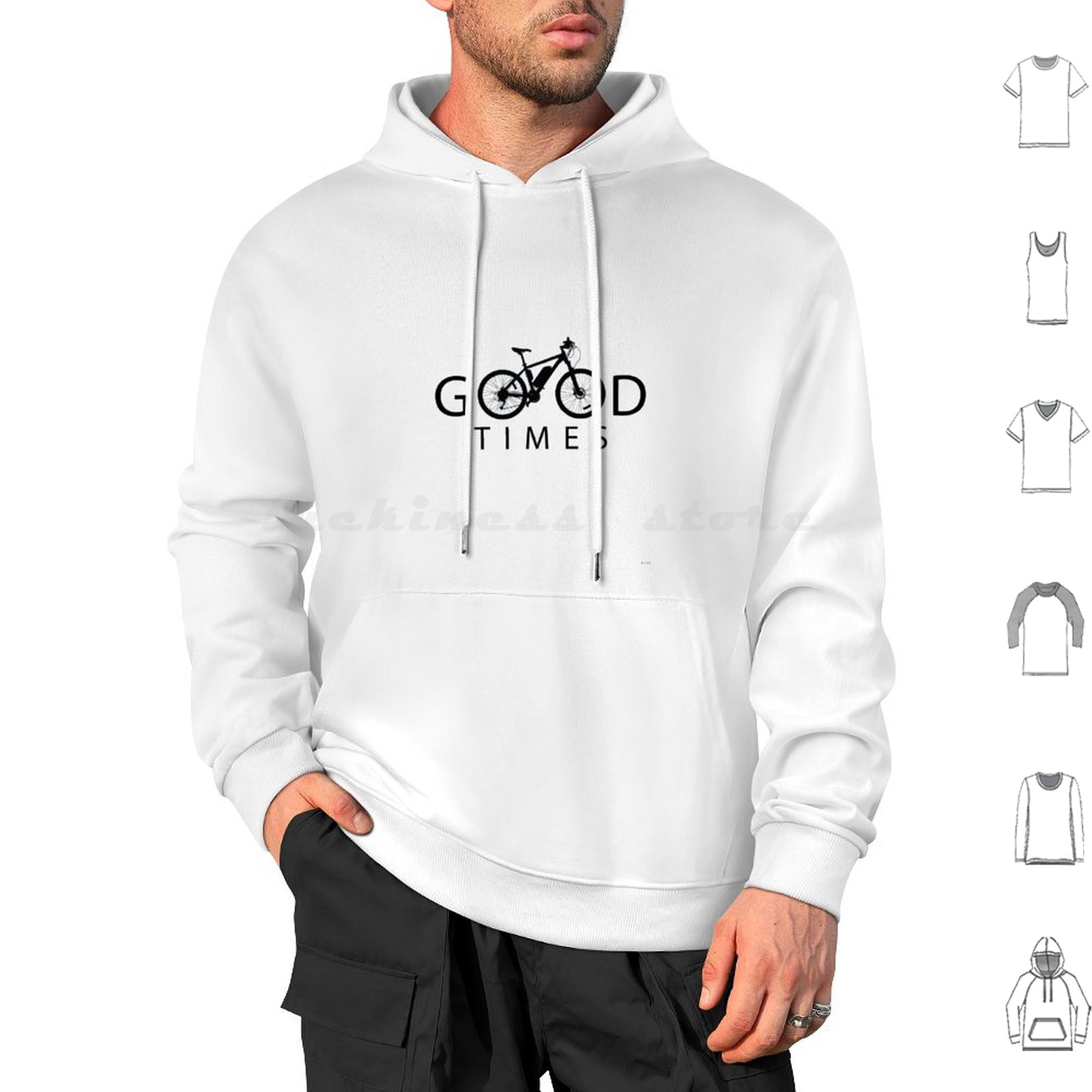 Outdoor Sport Hobbies - Good Times-Sudadera con capucha de algodón