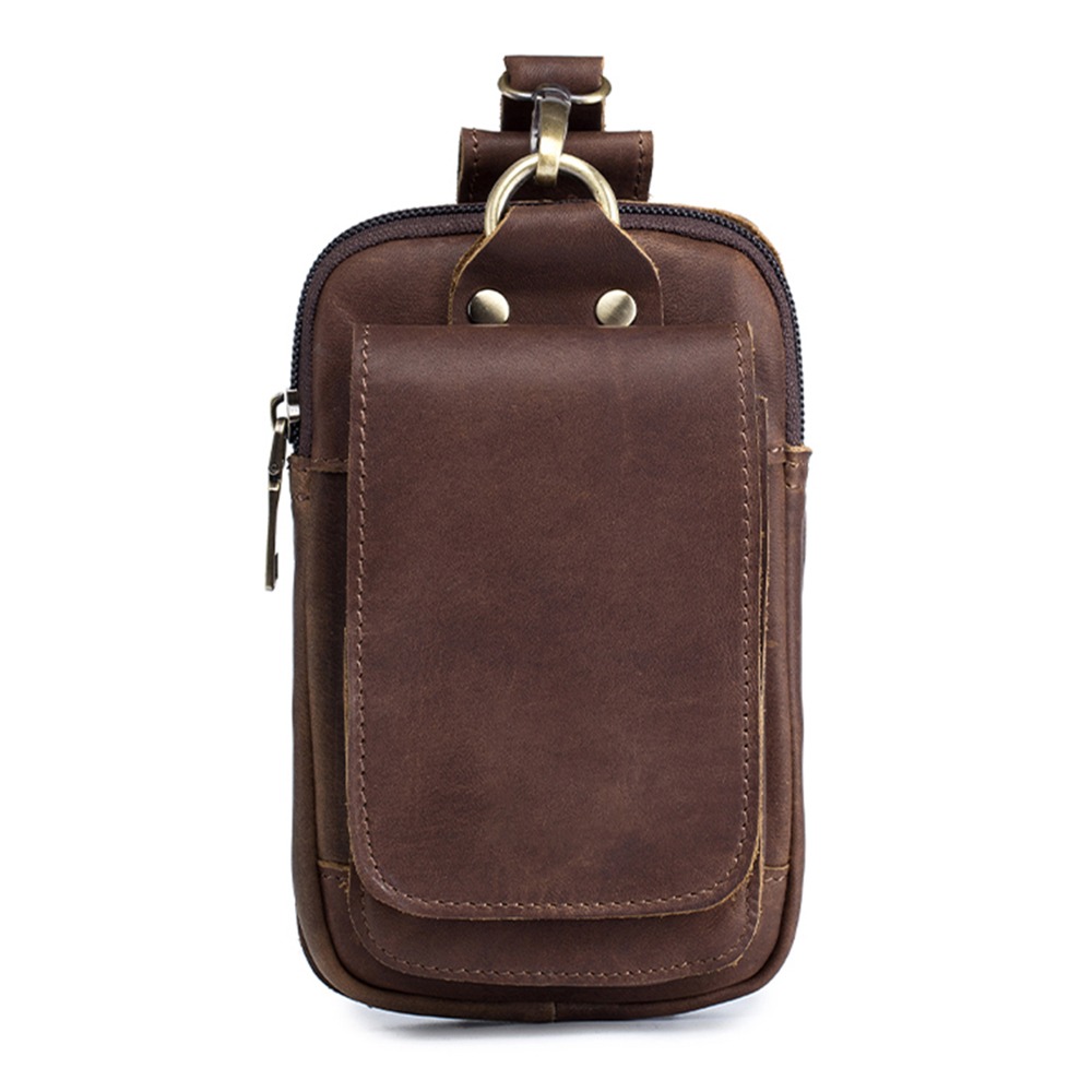 Outdoor Sport Bag - Bolsa de Cintura de Cuero Vacuno