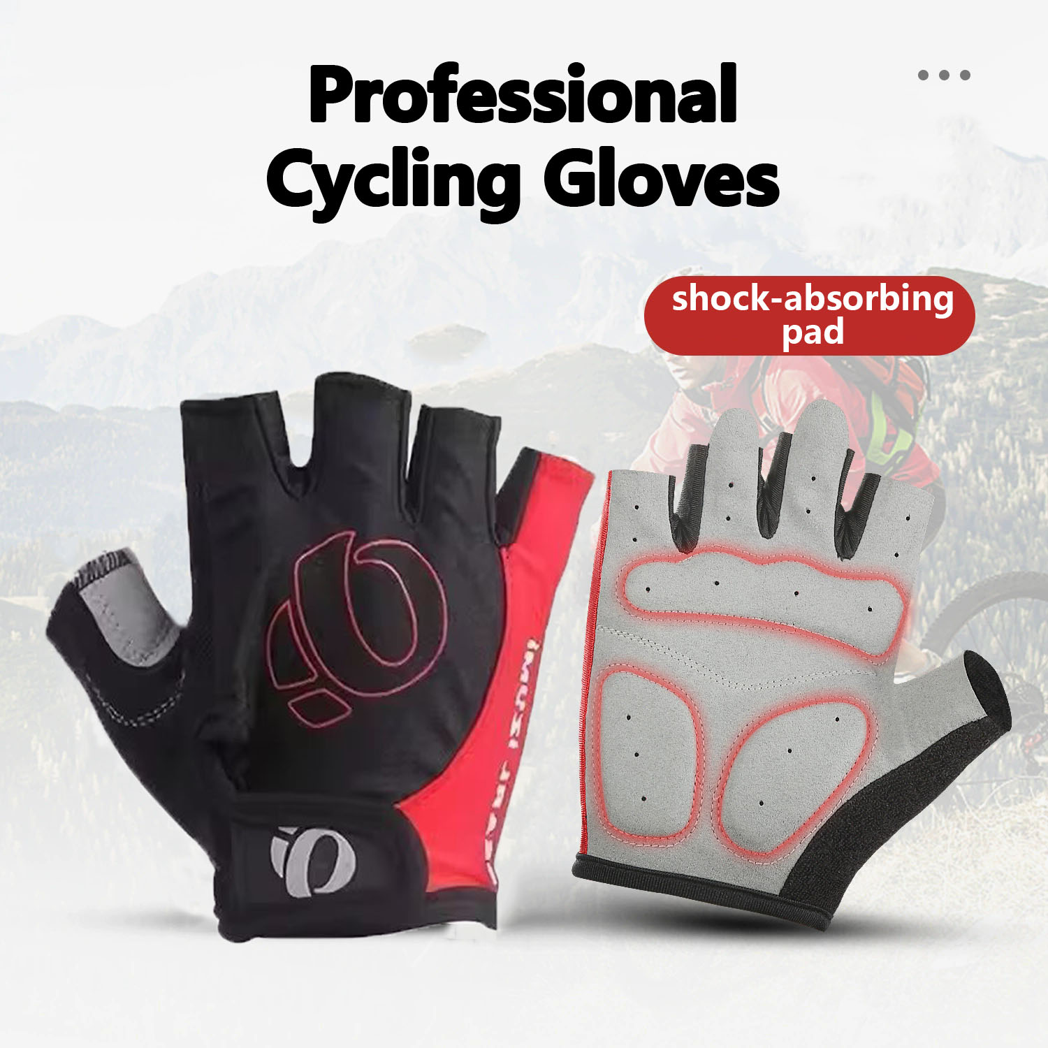 Outdoor Sport Gloves - Guantes de Ciclismo para Exteriores, Medios