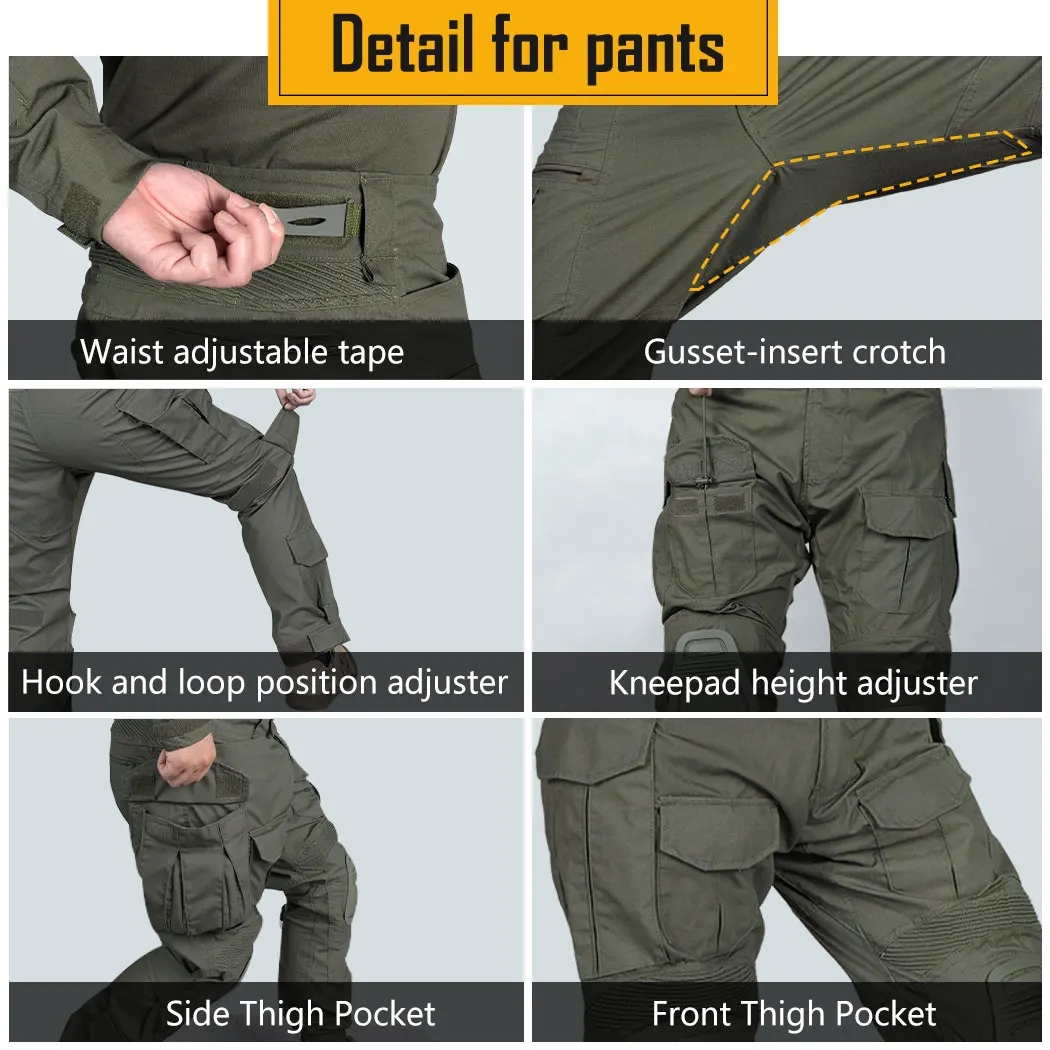 Pantalones de combate G3 + alm - Outdoor Sport Climbing Gear reseña y precio