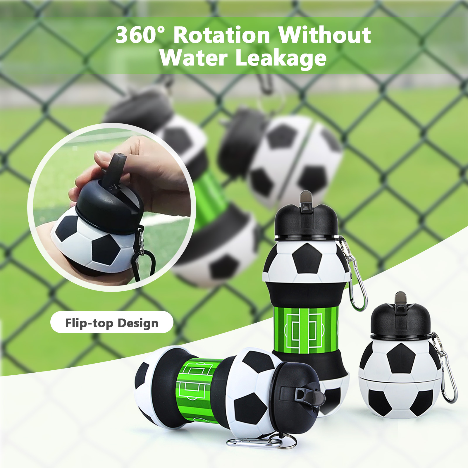 Botella de agua plegable de 55 - Outdoor Sport Field reseña y precio